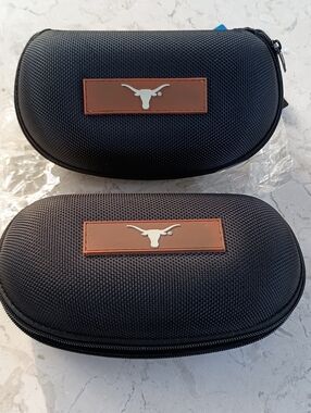 Zippered Texas Longhorn Sunglass Cases (Set Of 2)
